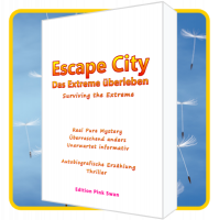 B13, Book, Hardcover, N.N., "Escape City - Das Extreme überleben - Thriller", enjoyable Real Pure Mystery - Autobiographical Story, 348 Pages, Language:  German - Deutsch