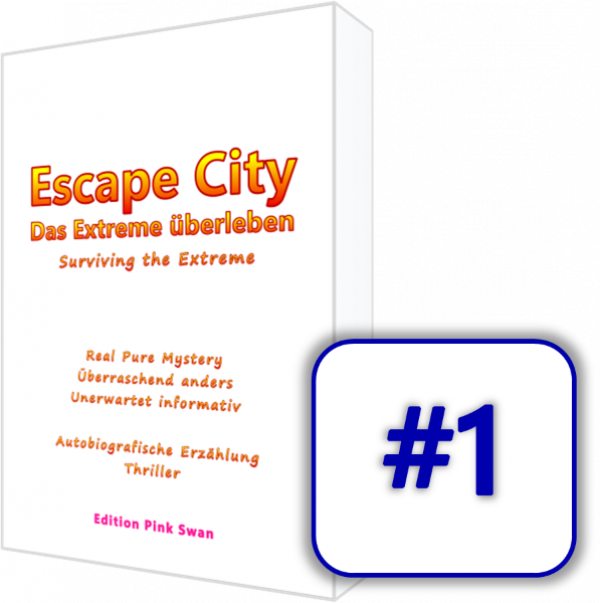 IB13-#1, Unique #1 of the 0 series of the 1st edition, Book, Hardcover, N.N., "Escape City - Das Extreme überleben - Thriller", this number exists only once, hand-numbered & signed, certificate of authenticity, German