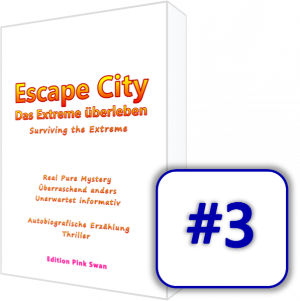 IB13-#3, Unikat #3 der 0-Serie der 1. Auflage, Buch, Hardcover, N.N., "Escape City - Das Extreme überleben - Thriller", diese Nummer existiert nur 1-mal, handnummeriert & signiert, Echtheits-Zertifikat, Deutsch